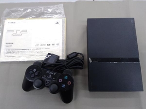 ジャンク PlayStation2:チャコール・ブラック(SCPH70000CB) 通電、ソフト読み込み確認済み