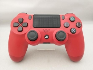 【左側が開いている為ジャンク扱い※写真以外の付属品ありません】 ワイヤレスコントローラー(DUALSHOCK 4) マグマ・レッド