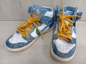 現状品 NIKE CV1677-100 Carpet Company SB Dunk High スニーカー US5/23.5cm ブルー