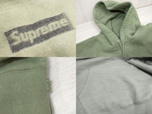 冬 Supreme シュプリーム パーカー Inside Out Box Logo Hooded Sweatshirt 現状品 XL ライトオリーブ_画像8