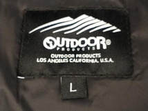OUTDOOR PRODUCTS SMART LIGHTDOWN アウトドア スマートライトダウン ダウンジャケット ブラック Lサイズ_画像4