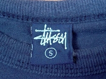 STUSSY ステューシー Tシャツ 半袖 プリントシャツ stussymax95 サイズ：S ネイビー_画像4