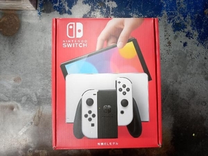 美品 Nintendo Switch(有機ELモデル) Joy-Con(L)/(R) ホワイト(HEGSKAAAA)