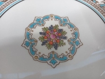 WEDGWOOD ウェッジウッド フロレンティーンターコイズ デザートプレートスクエア 21cm 皿 食器 箱有り_画像3