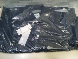 美品 LACOSTE ラコステ BH013J-99 ダークインディゴブルー ボックスデニムジャケット Gジャン デニムジャケット サイズ50 新品タグ付き