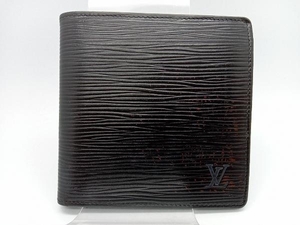 LOUIS VUITTON エピ MI1905 ポルトフォイユマルコ 二つ折り財布 ブラック