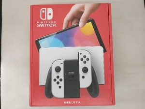 【1円出品】[過剰在庫処分1] Nintendo Switch(有機ELモデル) Joy-Con(L)/(R) ホワイト(HEGSKAAAA)