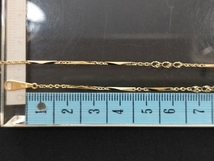 K18 切子チェーンネックレス 4.3g 40cm 切り子 18K YG 18金 ゴールド 店舗受取可_画像7