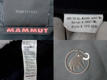 MAMMUT ナイロンジャケット マウンテンパーカー XLサイズ/US Lサイズ ブラック_画像7