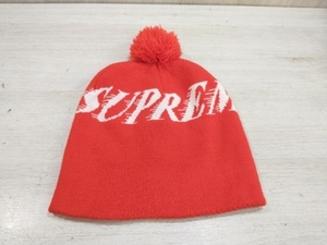 冬 Supreme シュプリームニット帽 ニットキャップ 100％ACRYLIC 赤 中国製