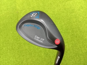 ウェッジ Kasco Dolphin Wedge DW-117 FORGED キャスコ ドルフィン ウェッジ シャフト KBS フレックス S 51 °