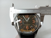 HAMILTON　カーキ　GMT エアレース　H776650 オートマティック　自動巻　ブラック×オレンジ　箱付　店舗受取可_画像7