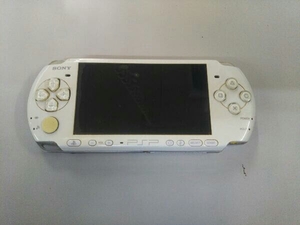 ジャンク PSP「プレイステーション・ポータブル」パール・ホワイト(PSP3000PW) 動作未確認