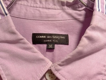 00aw COMME des GARCONS HOMME PLUS ドッキングドレスシャツ 長袖シャツ Docking Rock期 M コムデギャルソン 店舗受取可_画像5