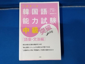 韓国語能力試験中級突破 語彙・文法編 栗畑利枝