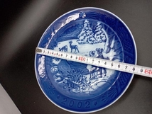 ROYAL COPENHAGEN 2002年 イヤープレート ロイヤルコペンハーゲン 約18cm_画像5