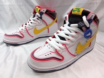 【鑑定済み】【タグ付】 NIKE SB DUNK HIGH PRO QS UNICORN/ナイキ SBダンク ハイ プロ QS ガンダムユニコーン/27cm/DH7717-100/スニーカー_画像8