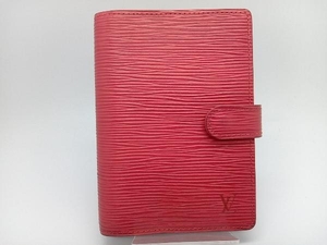 LOUIS VUITTON エピ CA0051 アジェンダPM レッド 手帳カバー