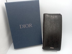 DIOR HOMME 二つ折り長財布 ブラック 10.B0.1201 ディオール・オム