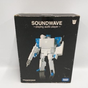 TRANSFORMERS MUSIC LABEL SOUNDWAVE playing audio player (ブラスターブラック)※外箱イタミの画像2