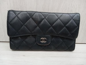 CHANEL シャネル マトラッセ 13265371 三つ折り長財布 財布