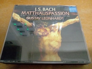 (クラシック) CD バッハ:マタイ受難曲(全曲)(Hybrid SACD)　Bach Leonhardt BVCD-34051〜53 3枚組