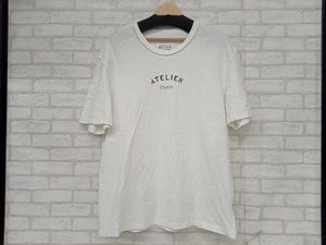 Maison Margiela ATELIER Tee S50GC0498 メゾンマルジェラ アトリエ Tシャツ 半袖Tシャツ ホワイト ロゴ メンズ サイズ48