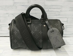 美品 ルイヴィトン LOUIS VUITTON モノグラム エクリプス シティ キーポル M45936 ミニボストン ショルダーバッグ ハンド 2Way 箱 保存袋付