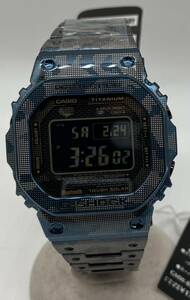 CASIO G-SHOCK GMW-B5000TCF 電波ソーラー カシオ ジーショック カモフラ 箱付