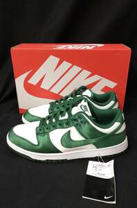 [箱・黒タグ付] NIKE WMNS DUNK LOW SATIN GREEN ウィメンズ ダンク サテン グリーン 27cm スニーカー 緑 DX5931-100 店舗受取可