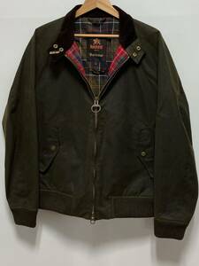 BARBOUR × BARACUTA バブアー × バラクータ スイングトップ × オイルジャケット ジャケット G9 ブルゾン オリーブグリーン L