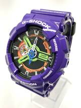 CASIO／G‐SHOCK GA-110EV クォーツ 腕時計 カシオ ジーショック EVANGELION エヴァンゲリオン 初号機 コラボ 紫 パープル メンズ_画像1