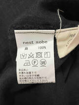 nest robe ネストローブ リネンシャーリングネックワンピース／01171-1101-3 長袖ワンピース サイズ表記なし_画像4
