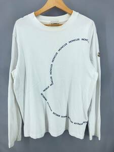 ★ MONCLER モンクレール 長袖Tシャツ 22SS ロンT LS TーSHIRT サイズM ホワイト 通年