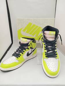 NIKE スニーカー イエロー 555088-702 エア ジョーダン 1 Volt