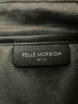 トートバッグ PELLE MORBIDA ペッレモルビダ トートバッグ ネイビー×ダークブラウン_画像5