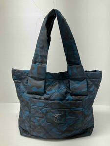 ☆ MARC JACOBS マークジェイコブス トートバッグ NYLON KNOT SMALL TOTE 迷彩柄 04T-1142107 ネイビー系 通年