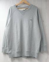 MAISON KITSUNE メゾン キツネ GM00333KM0002 スウェット サイズXL グレー_画像1