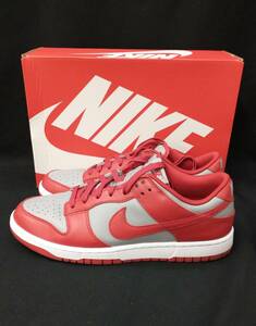 [箱付] NIKE DUNK LOW RETRO NEVADA ダンク ロー ネバダ 28cm カレッジ スニーカー 20年製 復刻 レッド グレー DD1391-002 店舗受取可