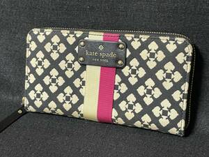 ▽ Kate Spade ケートスペード ファスナー長財布　257462