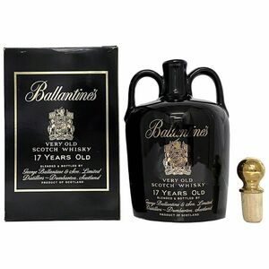  aspidistra Thai n17 year Ballantine's ceramics bottle VERY OLD whisky unopened not yet . plug inside capacity 