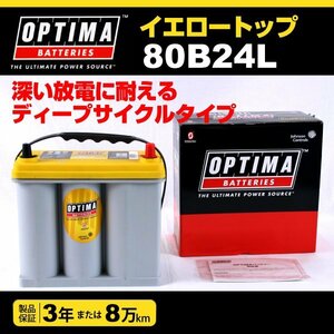 80B24L OPTIMA バッテリー マツダ ファミリアワゴン YT80B24L 新品