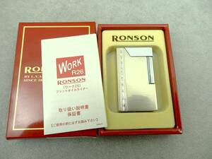 RONSON WORK R26 オイルライター約70.5ｇ 現状品 売り切り