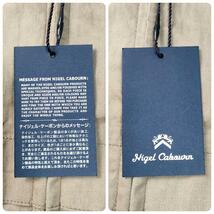 タグ付き ナイジェルケーボン Nigel Cabourn コットン リネン 長袖 シャツ 50 ジップ ジャケット_画像9