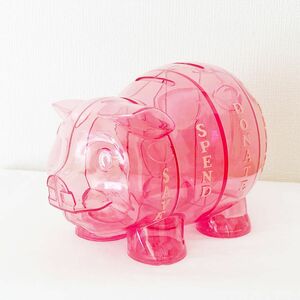 ピギーバンク ピンク 子どもと豊かさについて考える貯金箱