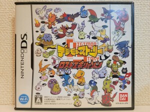 中古☆DS デジモンストーリー ロストエボリューション 送料無料 箱 説明書 特典カード付き 育成