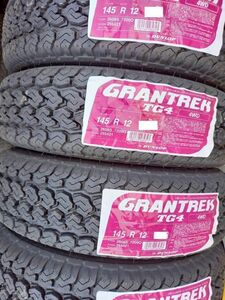 2023年製　ダンロップ GRANTREK TG4 145R12 6PR ４本送料込15800円　　