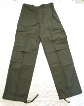 90's カーゴ パンツ SIZE-S Trousers Hot Weather Cotton Rip-Stop デッドストック 送料込_画像1