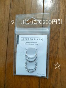 リング アクセサリー　４種入　シルバー系　約9から11号　指輪　定価1100円　クーポン　ヤマダヤ　スコットクラブ好きにも