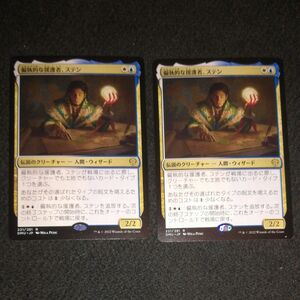 MTG 偏執的な援護者、ステン 2枚 MTG 日本語